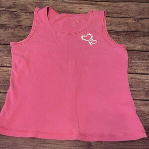 Girl’s The Children’s Place Pink Hart Tank Top SEE NOTES FOR SIZING